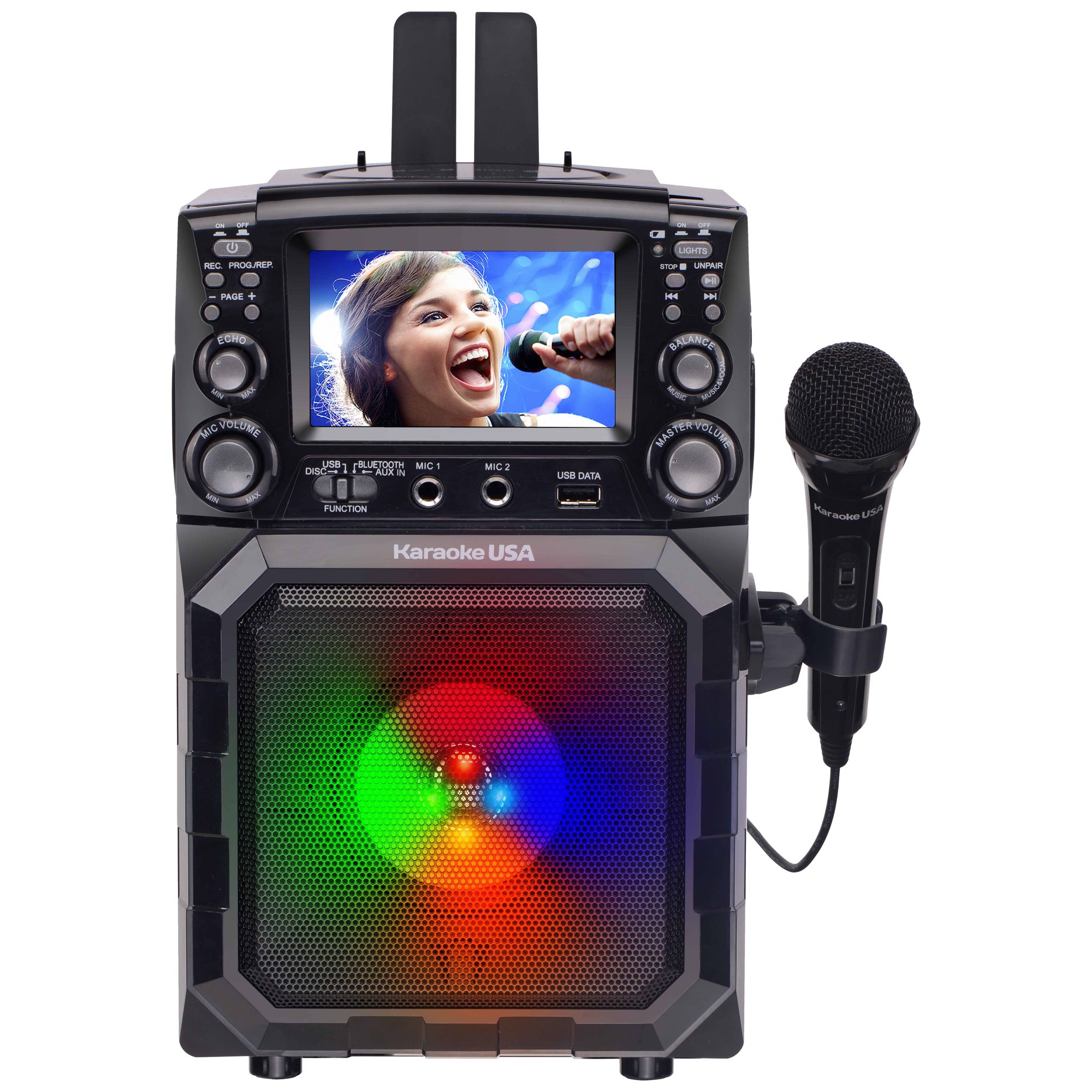 GQ450 - Portable CDG/MP3G Karaoke Player with 4.3