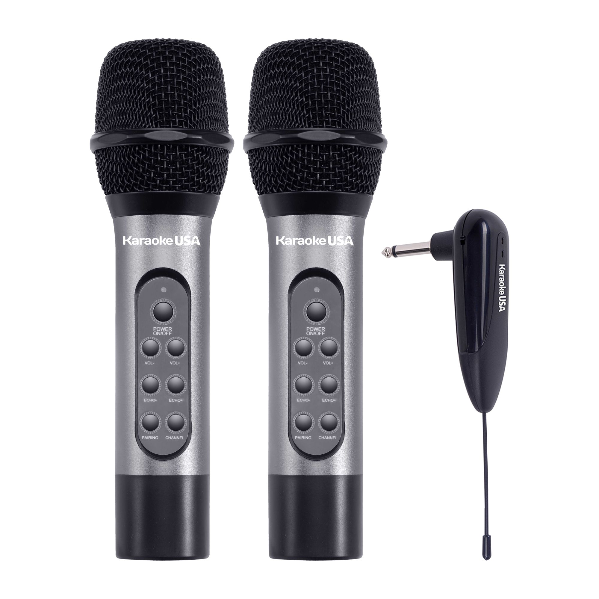 WM906 - WM906 Professional Dual UHF Wireless Microphones with Re-Chargeable Batteries